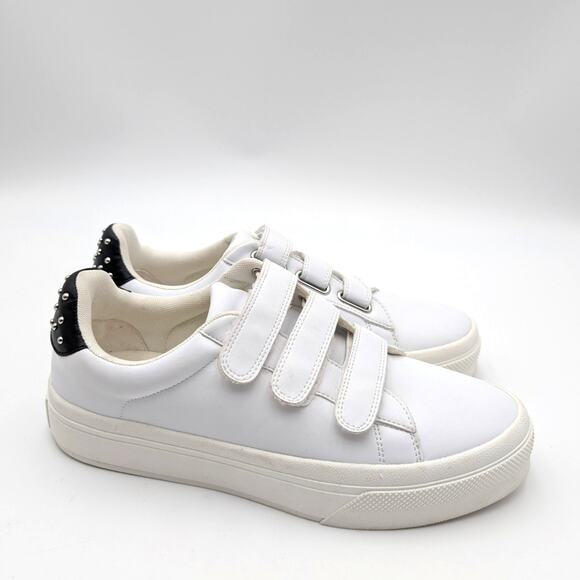 J/Slides Gennie Studded Platform Sneaker Shoes Women's White Size US9.5M EU40 - Picture 3 of 12